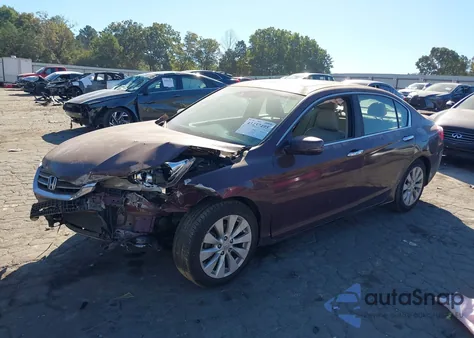 2013 Honda Accord Ex-L from USA, damaged, VIN 1HGCR2F83DA143652
